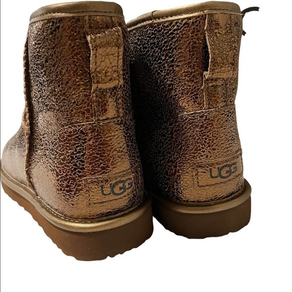 sold!NIB! UGG CLASSIC MINI METALLIC SPARKLE Size:7W - Picture 4 of 5